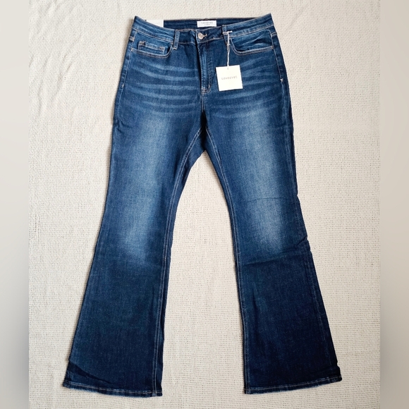 Vervet by Flying Monkey Mid Rise Flare Jeans Plus Size 16W Lovervet - Picture 8 of 16